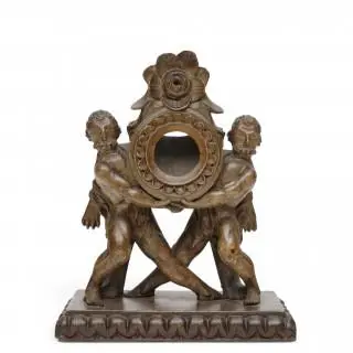 Vruchtenhouten gestoken portre montre, circa 1800 – kavel bij Veilinggebouw De Zwaan, Amsterdam