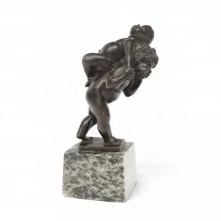 Naar Leonhard Kern, bruin gepatineerd bronzen sculptuur, 18e/19e eeuw – kavel bij Veilinggebouw De Zwaan, Amsterdam