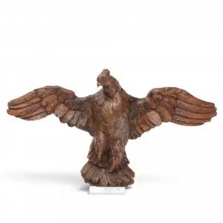 Duitsland, gestoken lindenhouten sculptuur van een duif, 18e eeuw – kavel bij Veilinggebouw De Zwaan, Amsterdam
