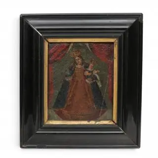 Duitsland, olieverf op koper, 'Madonna met kind, circa 1800 – kavel bij Veilinggebouw De Zwaan, Amsterdam