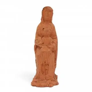 Mari Andriessen (1897-1979), terracotta sculptuur 'Madonna met kind' – kavel bij Veilinggebouw De Zwaan, Amsterdam