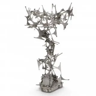 Jan van Holthe (1923-1996), metalen sculptuur, 1971 – kavel bij Veilinggebouw De Zwaan, Amsterdam