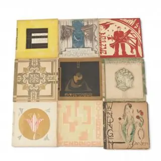 Negen verschillende uitgaves van het tijdschrift Wendingen, 1919 - 1929 – kavel bij Veilinggebouw De Zwaan, Amsterdam