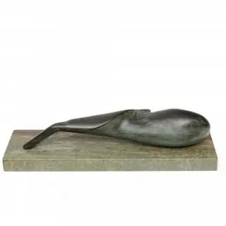 Groen gepatineerd bronzen sculptuur, 20e eeuw – kavel bij Veilinggebouw De Zwaan, Amsterdam