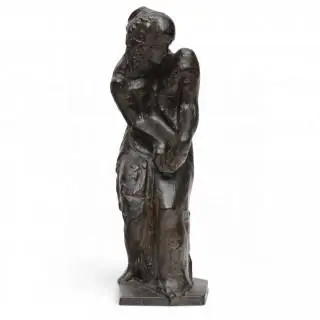 Paul Grégoire (1915 - 1988), bruin gepatineerd bronzen sculptuur, 'Moeder der Smarten', vervaardigd vóór 1960 – kavel bij Veilinggebouw De Zwaan, Amsterdam