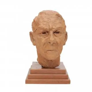 Terracotta portretbuste, gesigneerd. T. Hermans, en gedateerd 1949 – kavel bij Veilinggebouw De Zwaan, Amsterdam