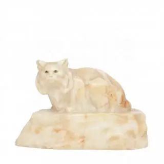 Kochendorfer marmeren sculptuur van kat, circa 1920 – kavel bij Veilinggebouw De Zwaan, Amsterdam