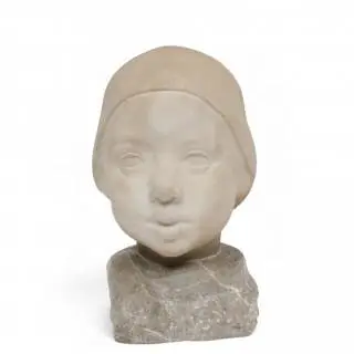 Albert Termote (1887-1978), marmeren buste, 1921 – kavel bij Veilinggebouw De Zwaan, Amsterdam