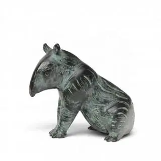 Hetty Heyster (geb. 1943), Groen gepatineerd bronzen sculptuur, 'Tapir', 1997 – kavel bij Veilinggebouw De Zwaan, Amsterdam