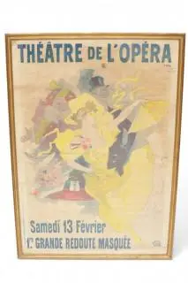 Jules Chéret (1836-1932), affiche, 'Théâtre de l'Opéra', 1896 – kavel bij Veilinggebouw De Zwaan, Amsterdam