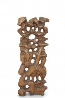 Leonie Molenaar (1938-2023), houten gestoken paneel, circa 1970 – kavel bij Veilinggebouw De Zwaan, Amsterdam