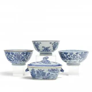 China, a collection of blue and white porcelain, 18th-19th centuries – kavel bij Veilinggebouw De Zwaan, Amsterdam