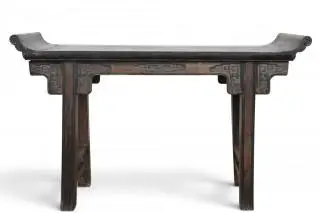China, a hardwood altar table, 19th century – kavel bij Veilinggebouw De Zwaan, Amsterdam