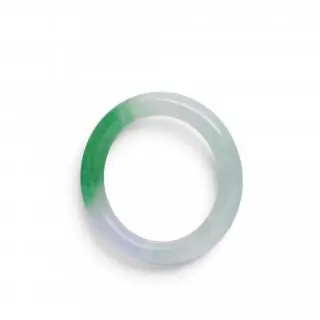 China, a jadeite bracelet, 20th century – kavel bij Veilinggebouw De Zwaan, Amsterdam
