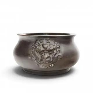 China, a bronze censer, 20th century – kavel bij Veilinggebouw De Zwaan, Amsterdam