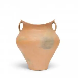 China, a red pottery jar, Siwa culture, Neolithic period, late 2nd millennium BC – kavel bij Veilinggebouw De Zwaan, Amsterdam
