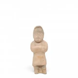 China, a small Tang-style figure – kavel bij Veilinggebouw De Zwaan, Amsterdam