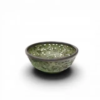 China, a nephrite jade openworked bowl, 19th century – kavel bij Veilinggebouw De Zwaan, Amsterdam