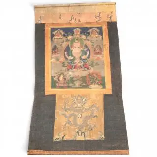 Tibet, a thangka, 18th-19th century – kavel bij Veilinggebouw De Zwaan, Amsterdam