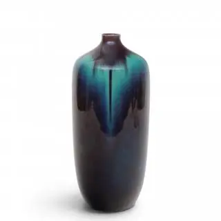 Japan, a polychrome-glazed Kutani-ceramics bottle-vase, signed Living National Treasure Tokuda Yasokichi III (1933-2009) – kavel bij Veilinggebouw De Zwaan, Amsterdam