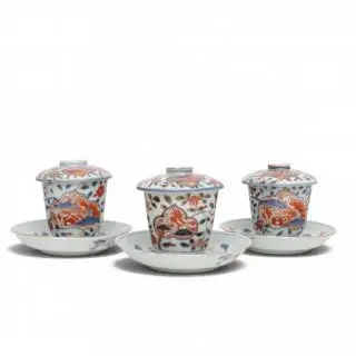 Japan, a collection of Imari teaware, 18th century – kavel bij Veilinggebouw De Zwaan, Amsterdam