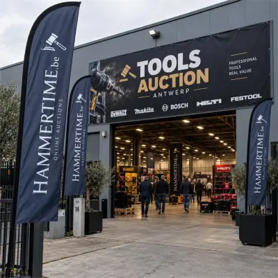 Tools Auction Antwerp – veiling bij Hammertime, Tools Auction Antwerp