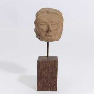 Mexico, Maya, a fine earthenware portrest buste, 250 - 900 BCE – kavel bij Veilinggebouw De Zwaan, Amsterdam