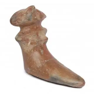 Ecuador, a rare terracotta figure of a Mother Goddess, Machalilla, ca. 1500 - 1100 BCE – kavel bij Veilinggebouw De Zwaan, Amsterdam