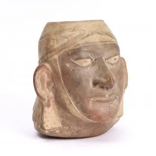 Peru, Moche IV, ca. 500-700, a fine portret vessel – kavel bij Veilinggebouw De Zwaan, Amsterdam