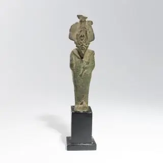 Egypt, a bronze statue of Osiris, Late Period, ca. 400 BCE – kavel bij Veilinggebouw De Zwaan, Amsterdam