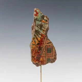 Egypt, a fragment of a mummy sarcophagus, 21st Dynasty, ca. 1500 BCE – kavel bij Veilinggebouw De Zwaan, Amsterdam