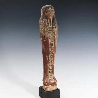 Egypt, a wooden Ptah-Sokar-Osiris figure, Late Period or Ptolemaic period, ca. 664 - 200 BCE – kavel bij Veilinggebouw De Zwaan, Amsterdam