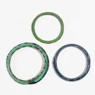 Three Roman glass bracelets, 1st - 4th century CE – kavel bij Veilinggebouw De Zwaan, Amsterdam