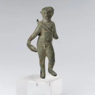 A Roman bronze sculpture of a standing man, 1st - 2nd century CE – kavel bij Veilinggebouw De Zwaan, Amsterdam