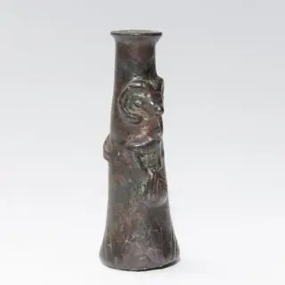 Persia, Elamite, a bronze kohl pot, ca. 3rd - 2nd Mill. BCE – kavel bij Veilinggebouw De Zwaan, Amsterdam