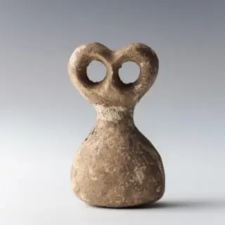 Syria, a terracotta eye idol, ca. 4th Mill BCE – kavel bij Veilinggebouw De Zwaan, Amsterdam