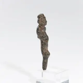 Canaanite Culture, a bronze figure, ca. 2nd Mill BCE – kavel bij Veilinggebouw De Zwaan, Amsterdam