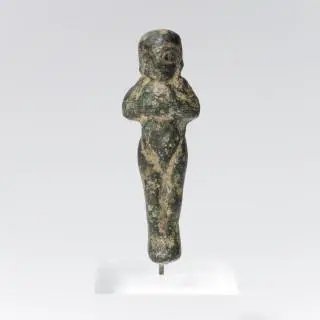 Central Asia, an antique bronze figure – kavel bij Veilinggebouw De Zwaan, Amsterdam