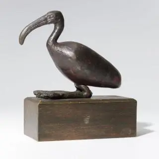 Egypt, a bronze ibis, Late Period, ca. 664-343 BCE – kavel bij Veilinggebouw De Zwaan, Amsterdam