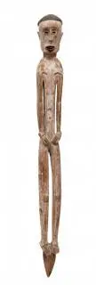 Papua, Asmat, standing female figure – kavel bij Veilinggebouw De Zwaan, Amsterdam