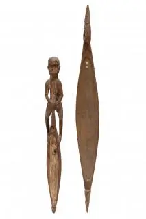 Papua, Kamoro, ceremonial shield, yamate – kavel bij Veilinggebouw De Zwaan, Amsterdam