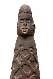 Papua, Asmat, Casuarina Coast, a neckrest – kavel bij Veilinggebouw De Zwaan, Amsterdam
