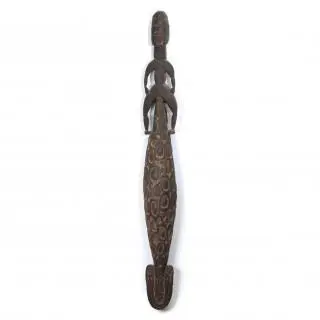 Papua, Asmat, neckrest – kavel bij Veilinggebouw De Zwaan, Amsterdam
