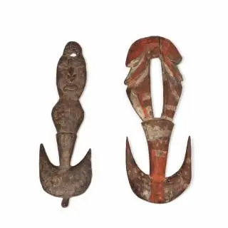 P.N. Guinea, Sepik, suspension hook – kavel bij Veilinggebouw De Zwaan, Amsterdam