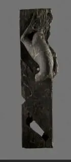 Kalimantan, a Dayak hard wooden architectual beam – kavel bij Veilinggebouw De Zwaan, Amsterdam