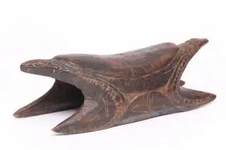 P.N. Guinea, Sepik, a neckrest – kavel bij Veilinggebouw De Zwaan, Amsterdam