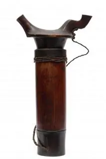 Sumatra, Batak, bamboo palm wine container, kitang – kavel bij Veilinggebouw De Zwaan, Amsterdam