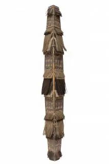 Indonesia, Sulawesi, Lake Poso area, a wooden shield, kanta, ca. 1900 – kavel bij Veilinggebouw De Zwaan, Amsterdam