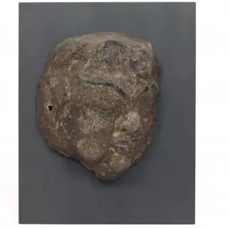 Java, a papier mache face, possibly XIV century – kavel bij Veilinggebouw De Zwaan, Amsterdam