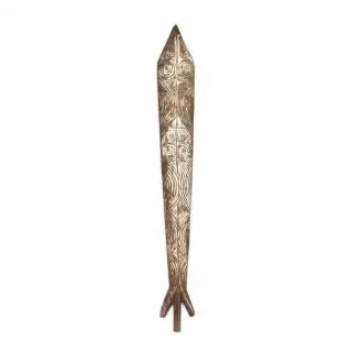 Papua, Marind Anim, a wooden bull roarer in the shape of a fish – kavel bij Veilinggebouw De Zwaan, Amsterdam